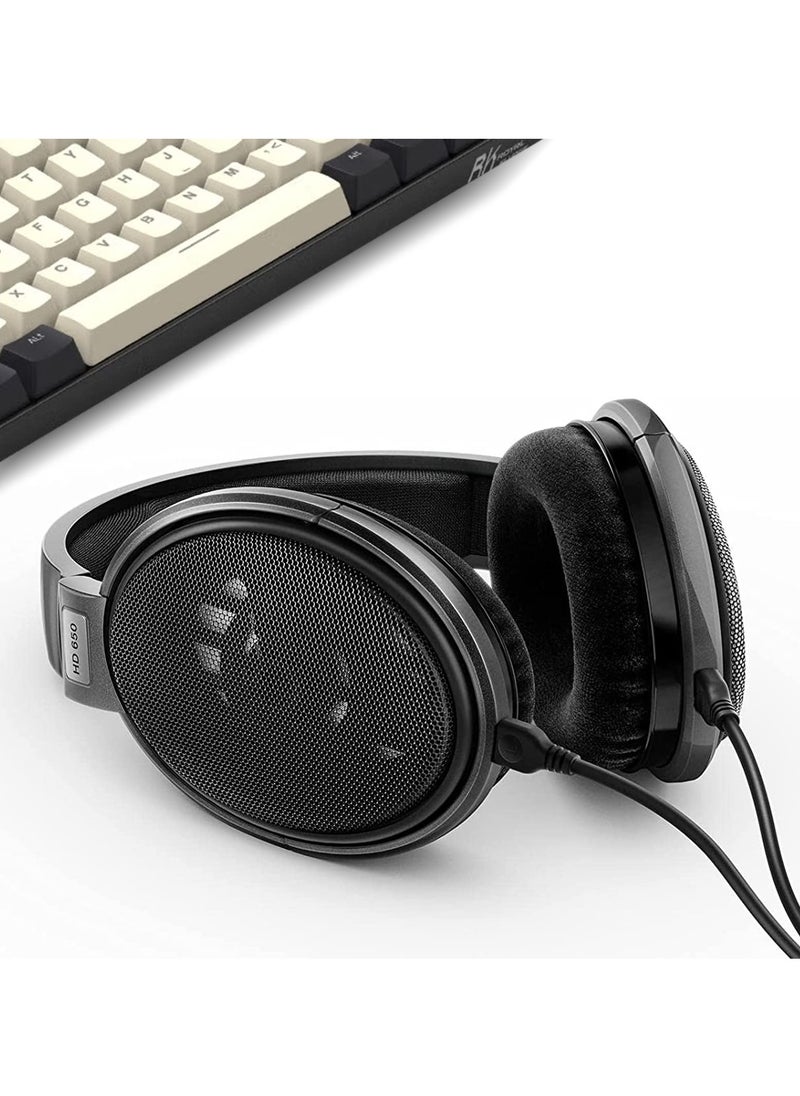 Generic - Replacement Earpads for Sennheiser HD650/HD600/HD660S/HD545/HD525/HD535 Headphones, Ear Pads Cushions Also Compatiable with Massdrop X HD6XX/HD58X and HD580/HD565 Jubilee Headphones(Velour) - Image 1