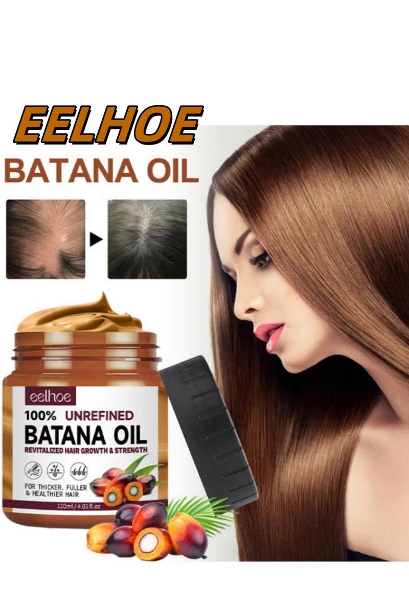 EELHOE Organic Batana Hair Growth Oil – Thicker Fuller Healthier Hair | Natural Repair & Nourishment - Image 1