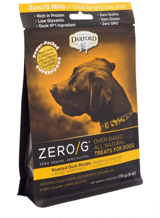دارفورد - وصفة بط مشوي زيرو/جي - مكافآت الكلاب الصغيرة، كيس 6 أونصة - Image 1