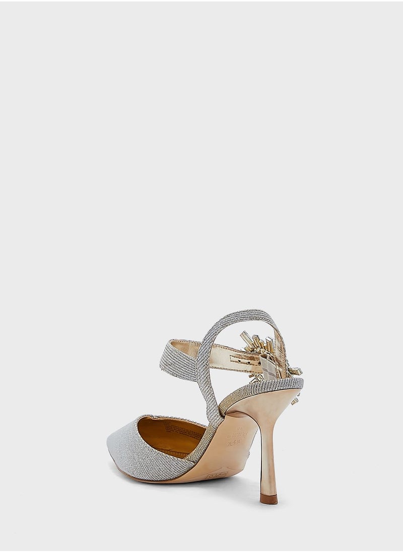 Dune LONDON - Buckle Detail Slingback Heels - Image 1