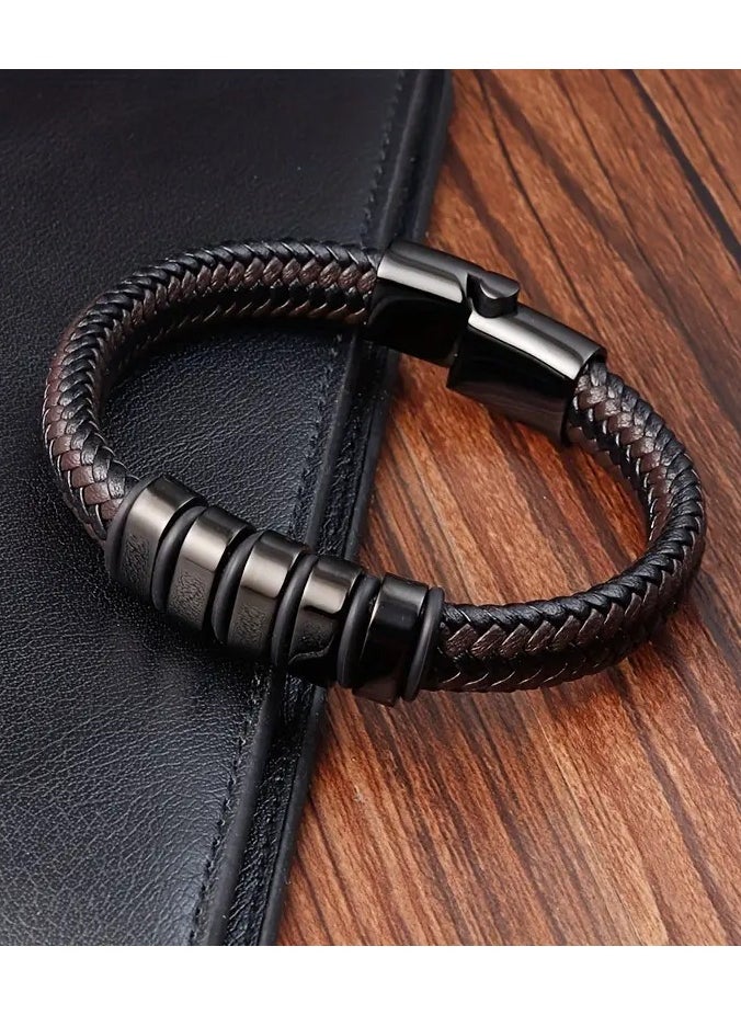 Home Clearance Sale Leather Bracelet for Girls and Boys | Leather Silicon Wristband for Boys | Accessories Jewellery for Unisex | Birthday Gift for Girls and Boys.  - Image 2