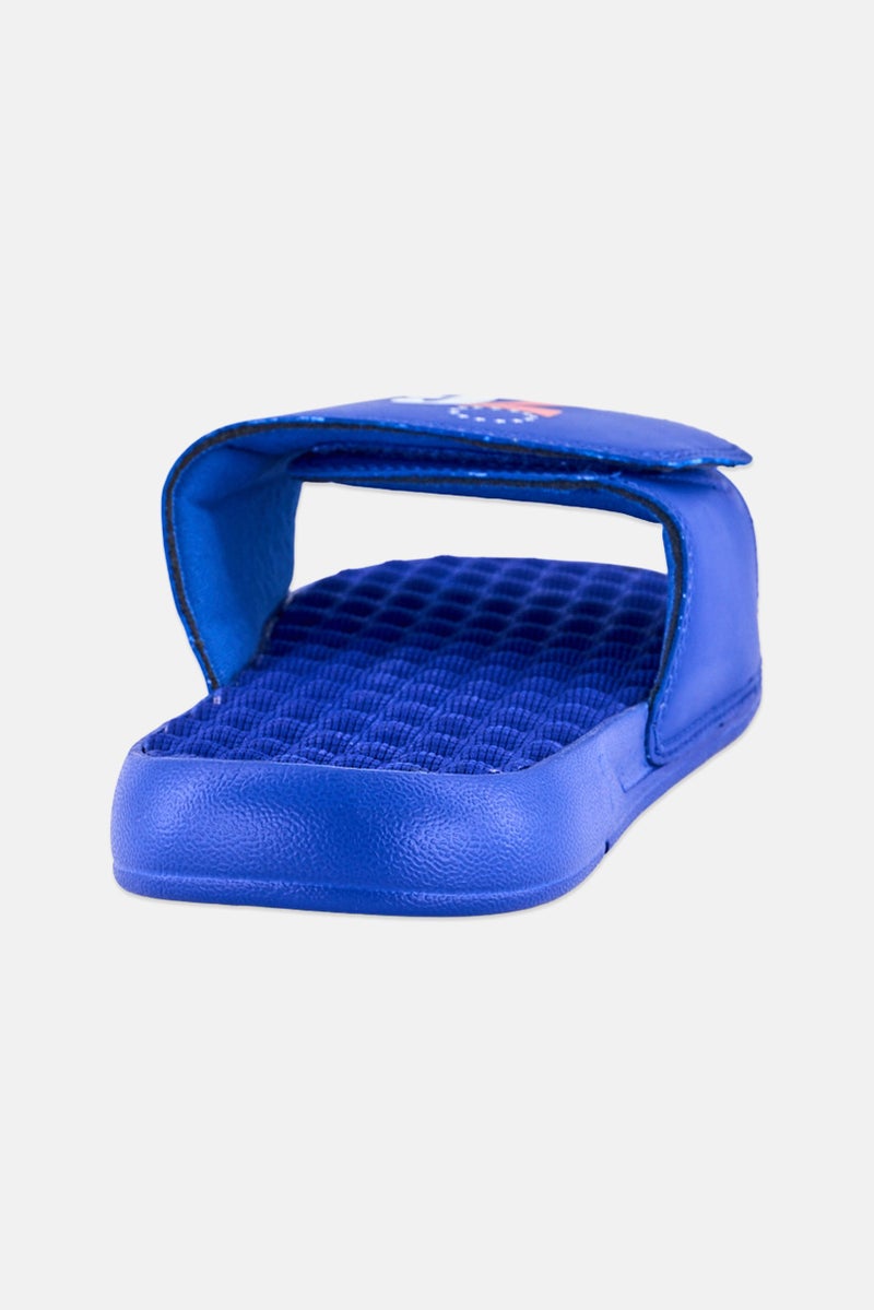 ISlide Men Philadelphia 76ers Primary Logo Slip On Slides, Blue - Image 3