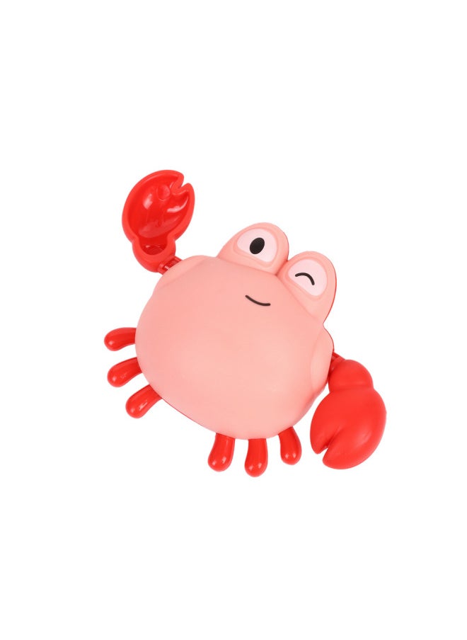 Generic - Children's Gift Play Water Small Crab Hair Baby Bath Toys Baby Boys And Girls Bath Room Cross Border-Color:Playing Elephant Shower Pink (bag) - Image 1