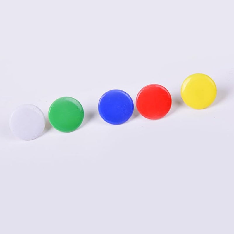 دبابيس ملونة من البلاستيك 300 قطعة للوحات الإعلانات المنزل المكتب المدرسة تثبيت آمن - Image 4