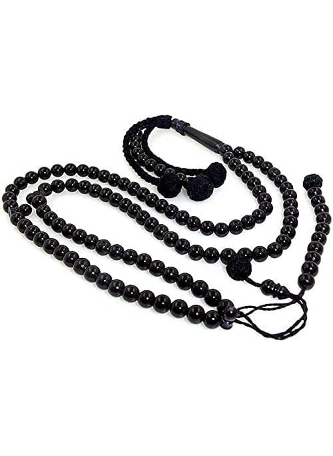 Generic - Natural 100 beads black cook tree with counter - Image 1