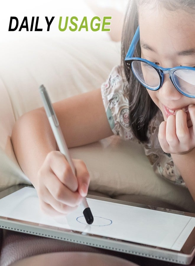 PATIKIL 4.5mm (0.18") Stylus Pen Tips, 20Pcs Conductive Rubber Capacitive Touch Screen Pens Tip for Mobile Phones Computers Tablets E-Readers Smart Drawing Boards, Black - Image 5