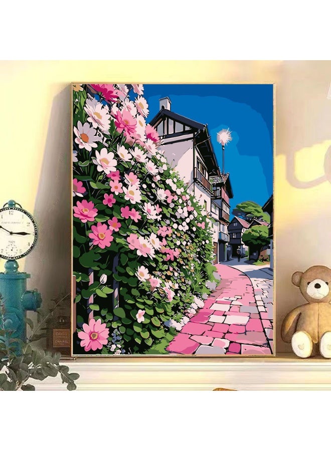 Anna DIY Hand-Painted Fillable Color Oil Painting Decor - Image 1