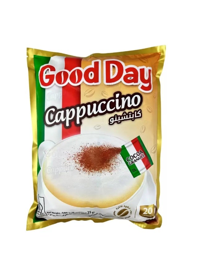 good day أكياس كابتشينو جود داي مع حبيبات الشوكولاتة - 20X24 جرام - Image 1