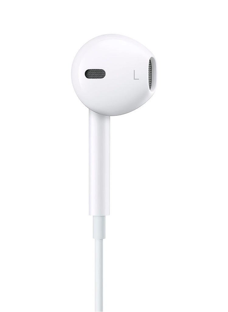 porodo Wired Earphones with Aux Connector, 128dB Volume, PorodoBlue - White  - Image 4