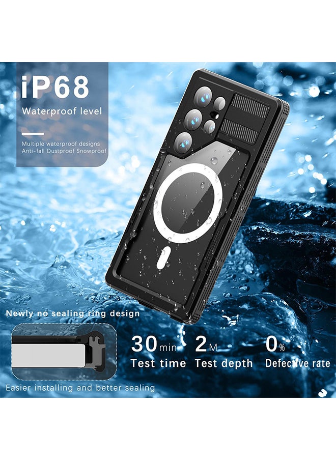 Generic - For Samsung Galaxy S24 Ultra Case, IP68 Waterproof Shockproof Dust-Proof Phone Case, With Built In Screen Protector 6.8 Inch - Image 1
