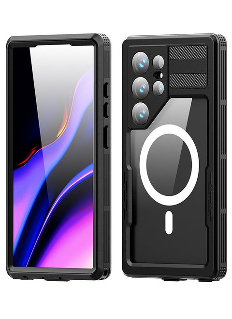 For Samsung Galaxy S24 Ultra Case, IP68 Waterproof Shockproof Dust-Proof Phone Case, With Built In Screen Protector 6.8 Inch
