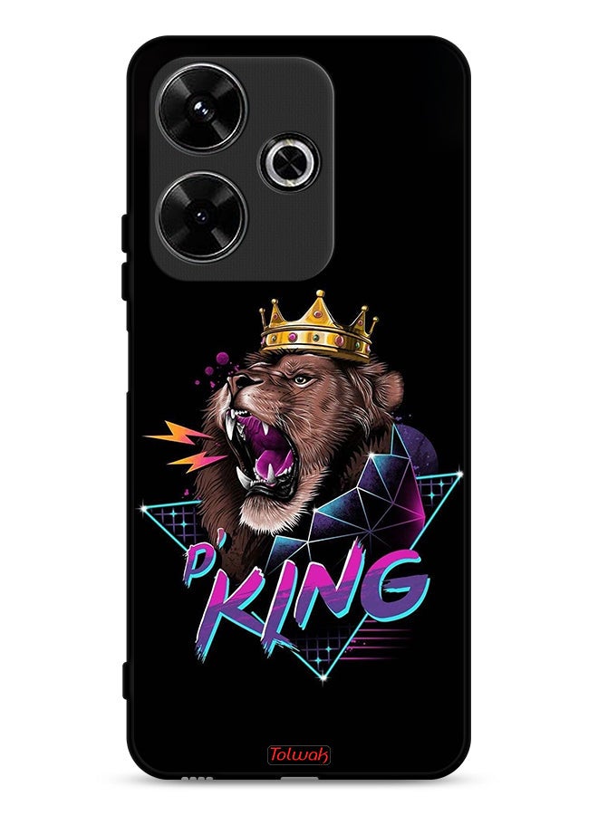 Tolwak Xiaomi Redmi 13 4G Protective Case Cover Lion King Art - Image 1