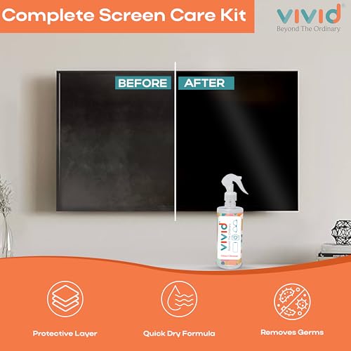 VividVisionInt® 500ml myclean Lens Cleaning Solution Spray contain NO Detergent-NO foam-for Spectacles,Sunglasses,Eyeglasses,Mobile,PC,Laptop,TV&Camera-│500ml Bottle+ Myclean Microfiber Cloth - Image 5