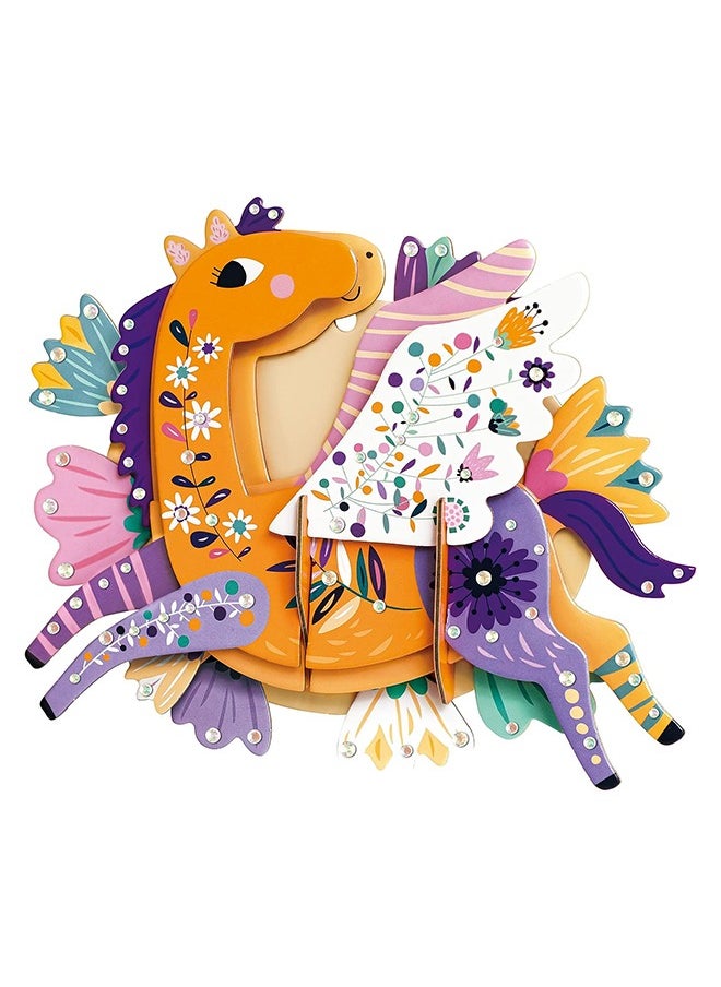 Avenir Origami Create My Own Pets Fold 8 Vivid Animals and Cardboard Characters 40 Double-sided Folding Sheets Big Themed Activities Poster for Kids 5+  - Image 3