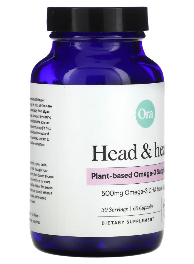 Ora Head & Heart 250 mg 60 Capsules - Image 2