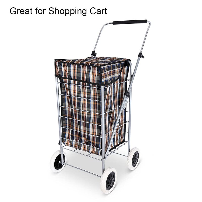 uxcell استبدال عجلات عربة التسوق uxcell 5 بوصة قطر مطاطي رغوي أسود 2 قطع (سعة تحميل 6.6 رطل لكل منها) - Image 4