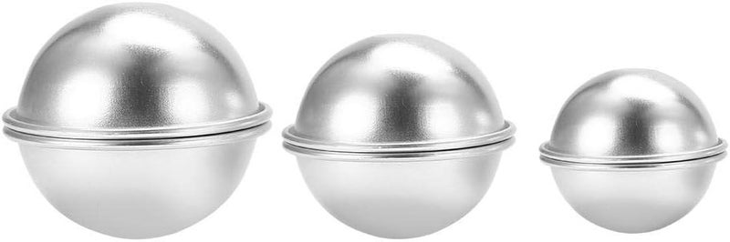 Ymiko Professional Bath Bomb Moulds, DIY Bath Bomb Fizzy Crafting Tools for Bath Bombs Handmade Aluminium Alloy Bath Bomb Molds (#7) - Image 3