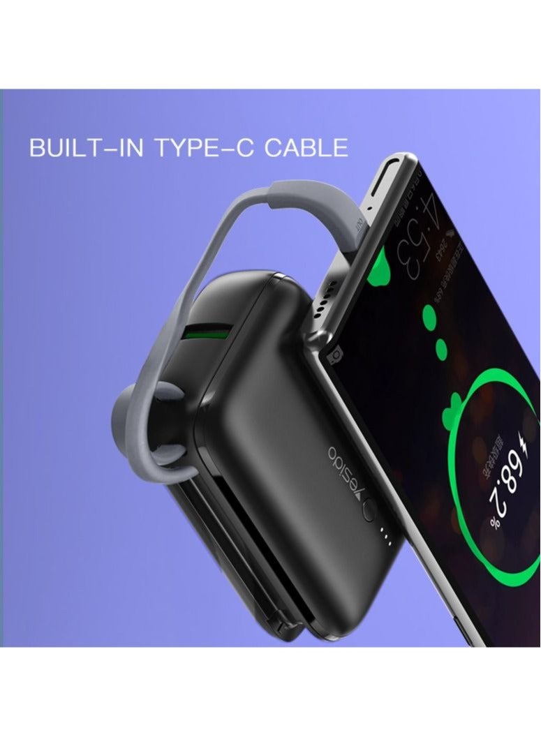 Yesido YP-18 Super Mini 10,000 Mah Power Bank Compatible with PD3.0 / WC3.0 /FCP/AFC - Image 4