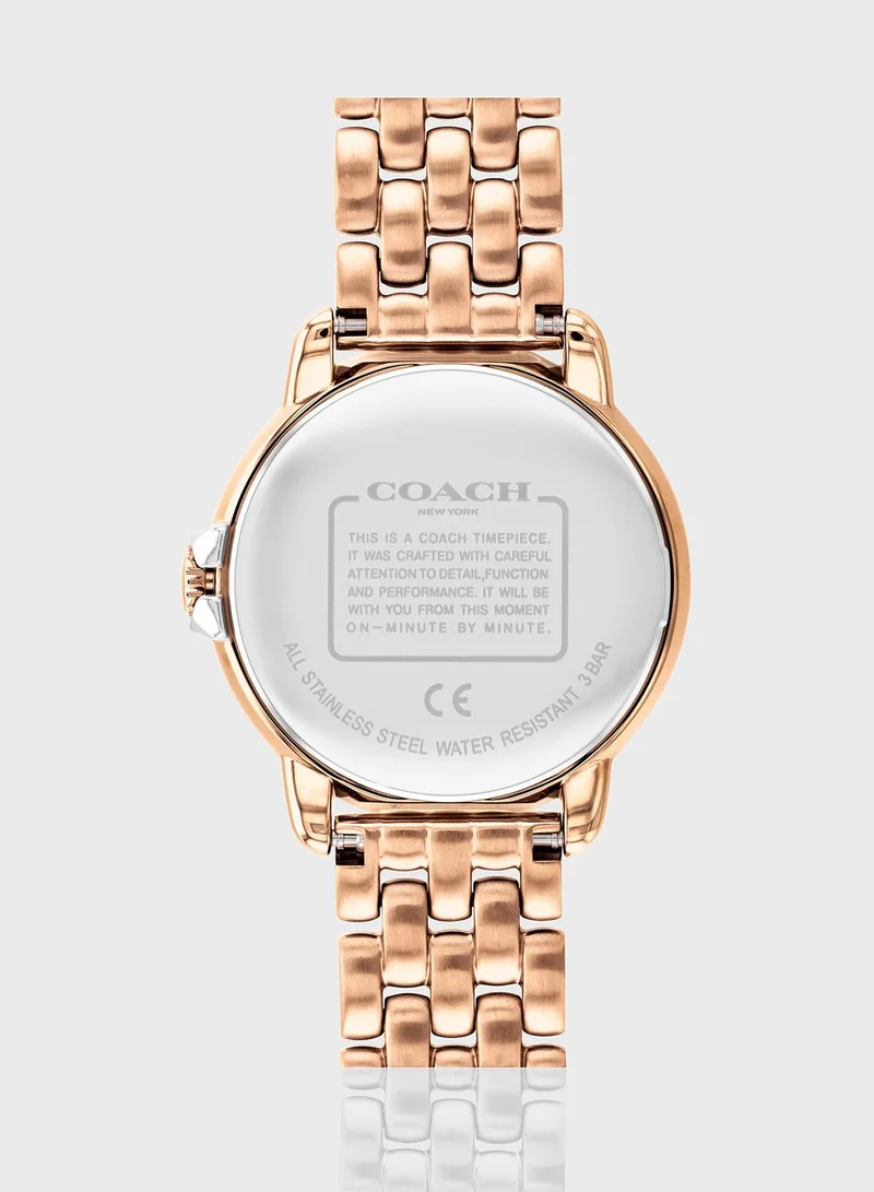 COACH Arden Round Analog Watch