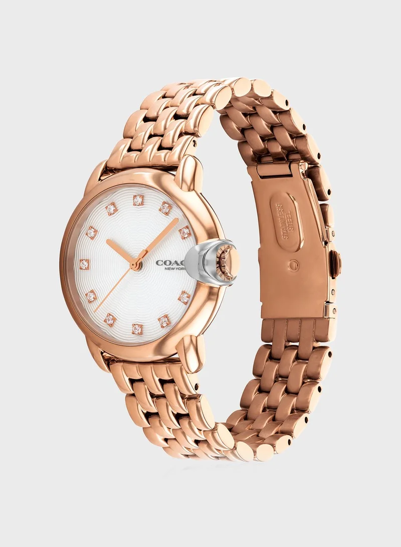 COACH Arden Round Analog Watch