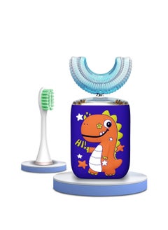 ORiTi Kids Electric Toothbrush U Shape Dinosaur Ultrasonic Automatic Toothbrush  - Image 3