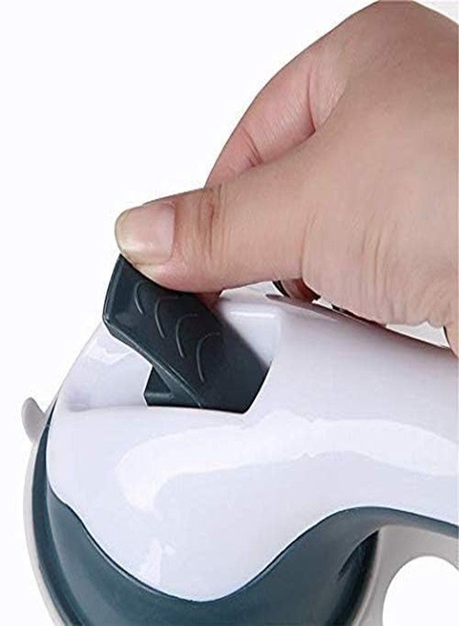 SIMESTICH مقبض مساعدة قوي مزود بكوب شفط من سيمستيك للحمام، سهل الإمساك، يوفر دعمًا آمنًا للاستحمام، ودعمًا لحوض الاستحمام، ومقبضًا مساعدًا للباب - Image 4
