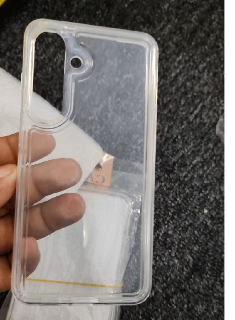 Wtech TPU Soft Corners With Hard PC Case Cover For Samsung Galaxy S24 5G 2024 Clear - Image 2