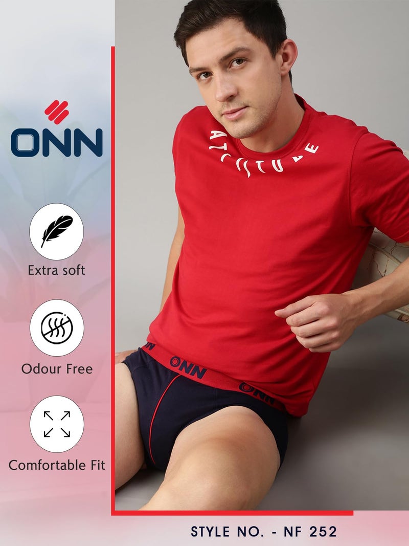 ONN Men's Cotton Brief (Pack of 2) (Colors May Vary) (8904209863805 252_Assorted_M_2PC) - Image 4