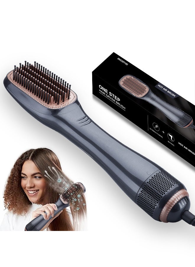 BESTIS - 1200W 3 In 1 Hair Dryer Brush Professional Ceramic 3 Heat/2 Speed Settings One Step Hair Dryer and Styler - Image 1