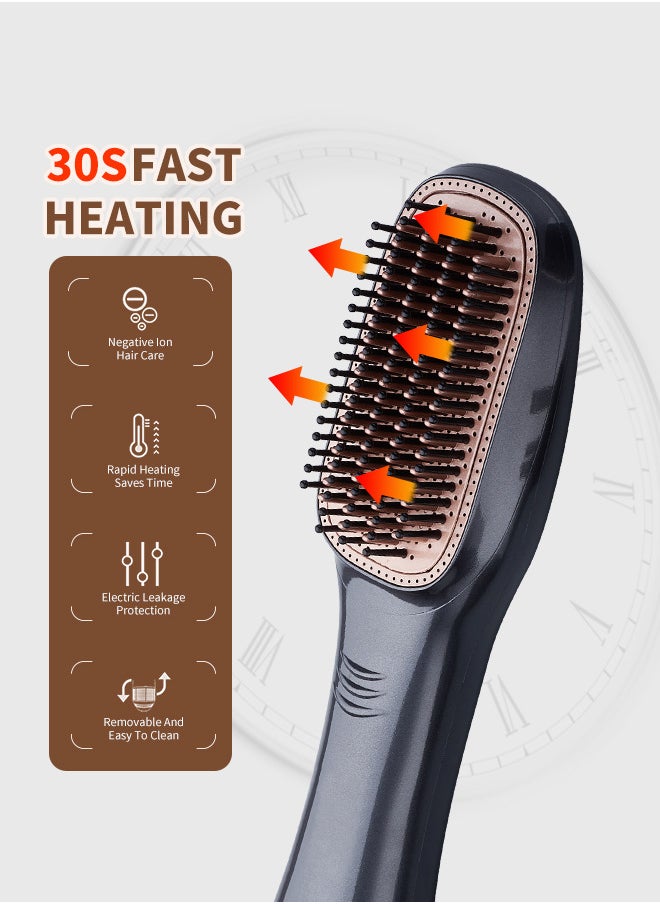 BESTIS - 1200W 3 In 1 Hair Dryer Brush Professional Ceramic 3 Heat/2 Speed Settings One Step Hair Dryer and Styler - Image 1
