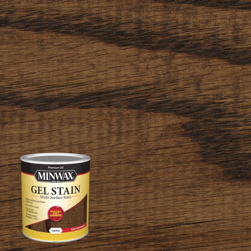Minwax Gel Stain for Interior Wood Surfaces, Quart, Coffee - Image 2
