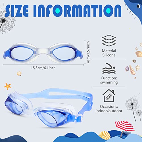 Kingdder 20 Pairs Unisex Kids Goggles Bulk for 4-14 Swimming Goggles for Children Anti Fog No Leaking Swim Goggles Pack(Classic Style) - Image 2