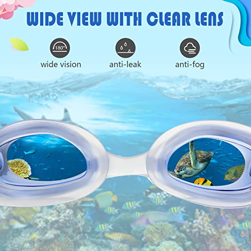 Kingdder 20 Pairs Unisex Kids Goggles Bulk for 4-14 Swimming Goggles for Children Anti Fog No Leaking Swim Goggles Pack(Classic Style) - Image 5