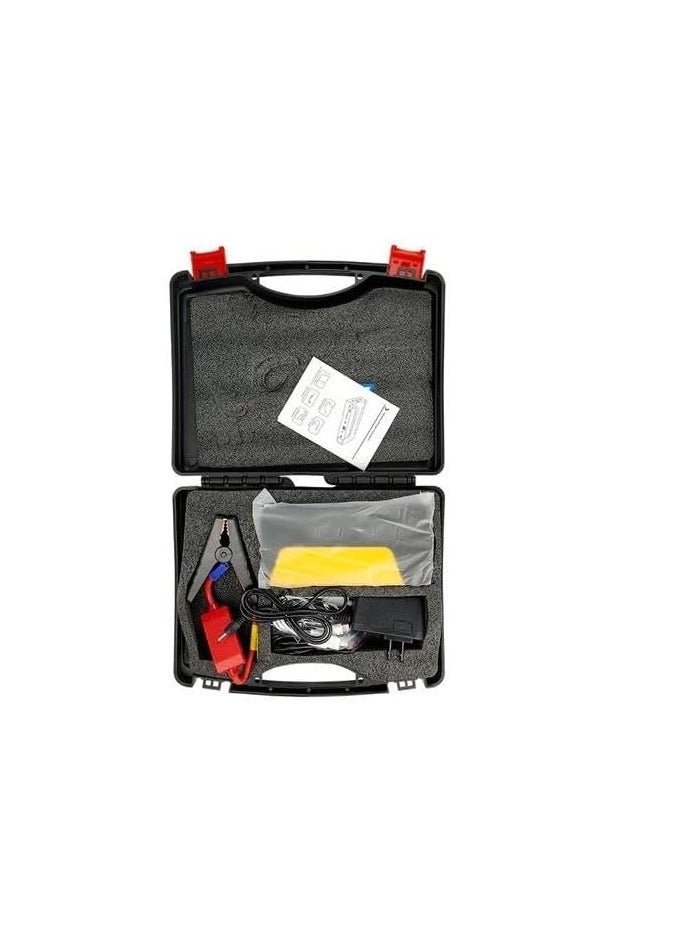 Generic Yellow Emergency Power Supply Unit – Waterproof, Magnetic, Short Circuit Protection – For Car Travel and Charging Needs 