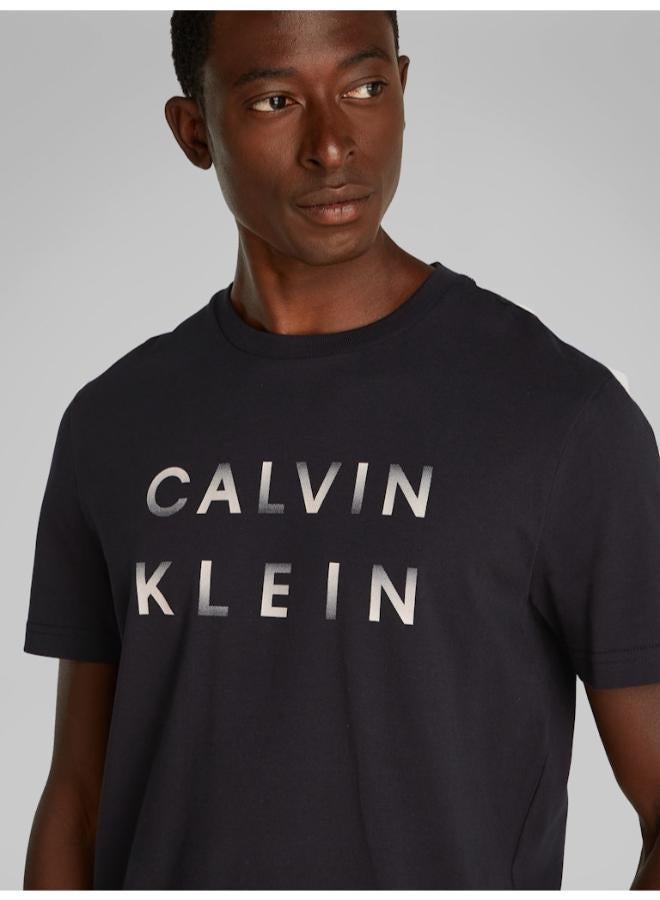 CALVIN KLEIN Logo Crew Neck T-Shirt - Image 3