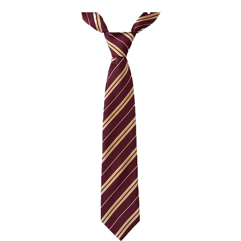 Giraffe Manufacturing Harry Costume Essential for Halloween Harry Potter Costume Adult Hermione Granger Costume for Girls Harry Potter Accessories Harry Potter Costume Kids Classic Striped Necktie for Kids and Adults