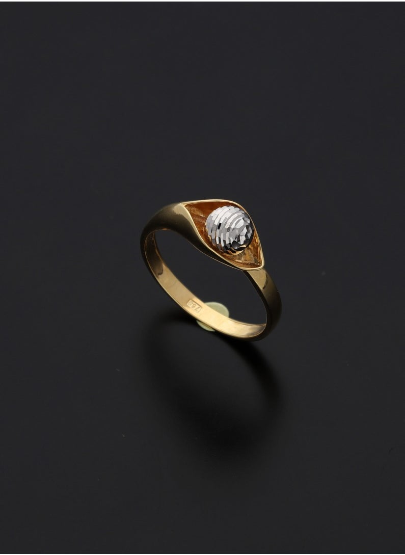 FK Jewellers - Gold Solitaire Ring 18KT - FKJRN18KU6137 - Image 1