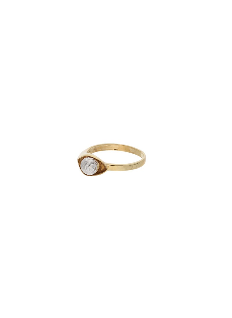 FK Jewellers - Gold Solitaire Ring 18KT - FKJRN18KU6137 - Image 1