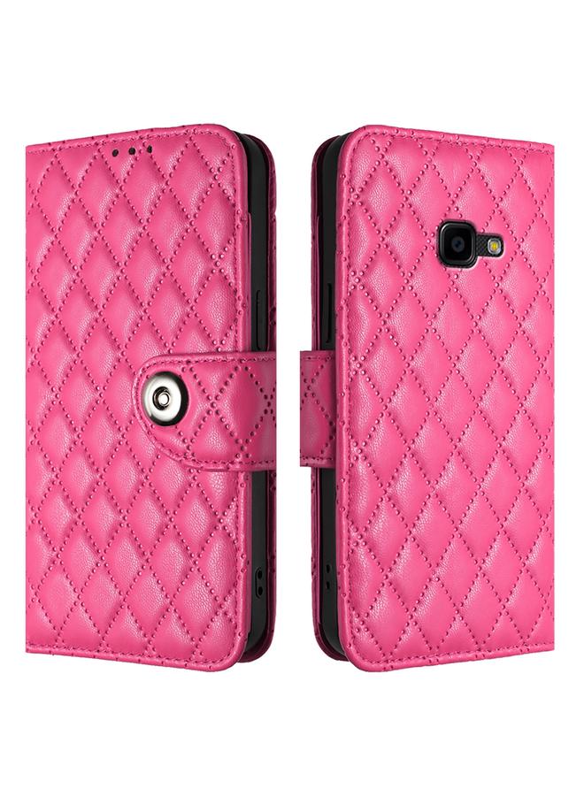اس-توب جراب لهاتف Samsung Galaxy Xcover 4s / Xcover 4 جراب هاتف جلدي قلاب بملمس معيني مع حبل - Image 2