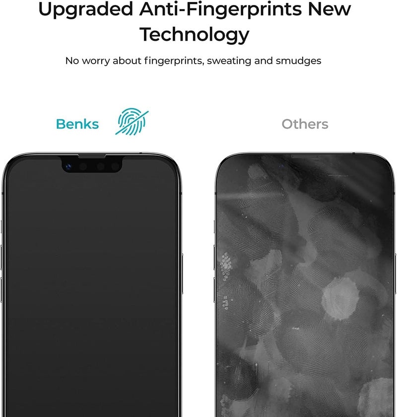 FabeKee Tempered Glass Screen Protector Compatible For Redmi 13 5G / Poco M6 Pro 5G / Redmi 12 5G /4G Black Cellphone With Edge-To-Edge Protector Coverage And Easy Installation Kit - Image 5