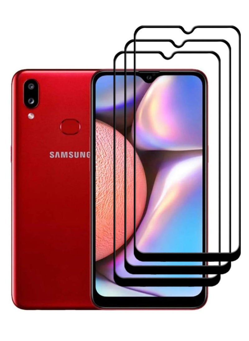 ACLIX 3 Pieces Antistatic ESD Dustproof Premium Quality High Definition Tempered Glass Screen Protector Designed For Samsung Galaxy A10s - Image 1