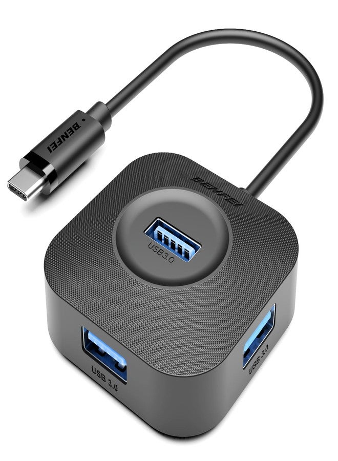 BENFEI USB C Hub, 4 Ports USB 3.0 Hub with 5Gbps Data Transfer, USB C Splitter for Type C MacBook, Mac Pro, iMac, Surface, XPS, Flash Drive, Mobile HDD - Image 1