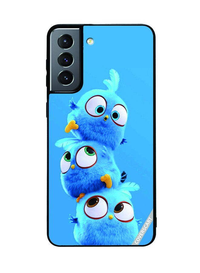 COVERSCART Protective Case Cover For Samsung Galaxy S21 FE 5G Cartoon Design Blue