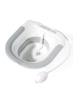 Arabest Sitz Bath for Toilet Seat,Steam Seat for Toilet, Foldable Postpartum Care Basin, Suitable for Pregnant Women, Postpartum Care, Perineum Treatment, Sitz Bath for Hemorrhoids  - Image 1