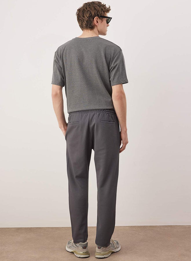trendyol Anthracite Straight Fit Men's Trousers - Image 4