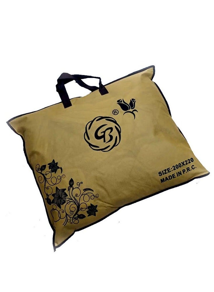 GB Embossed  Flannel Fleece Blanket Travel Blanket for Bed and Sofas Luxurious Warm and Comfortable Size 220*240 - Image 3