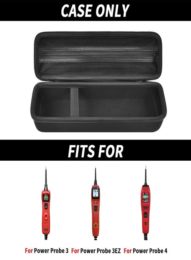 PAIYULE Case Compatible with Power Probe 3 3EZ 4, Circuit Tester Storage Holder, Car Diagnostic Tool Digital Volt Meter Organizer Box Fits Multimeter Test Leads and Adapter (Bag Only) - Image 2