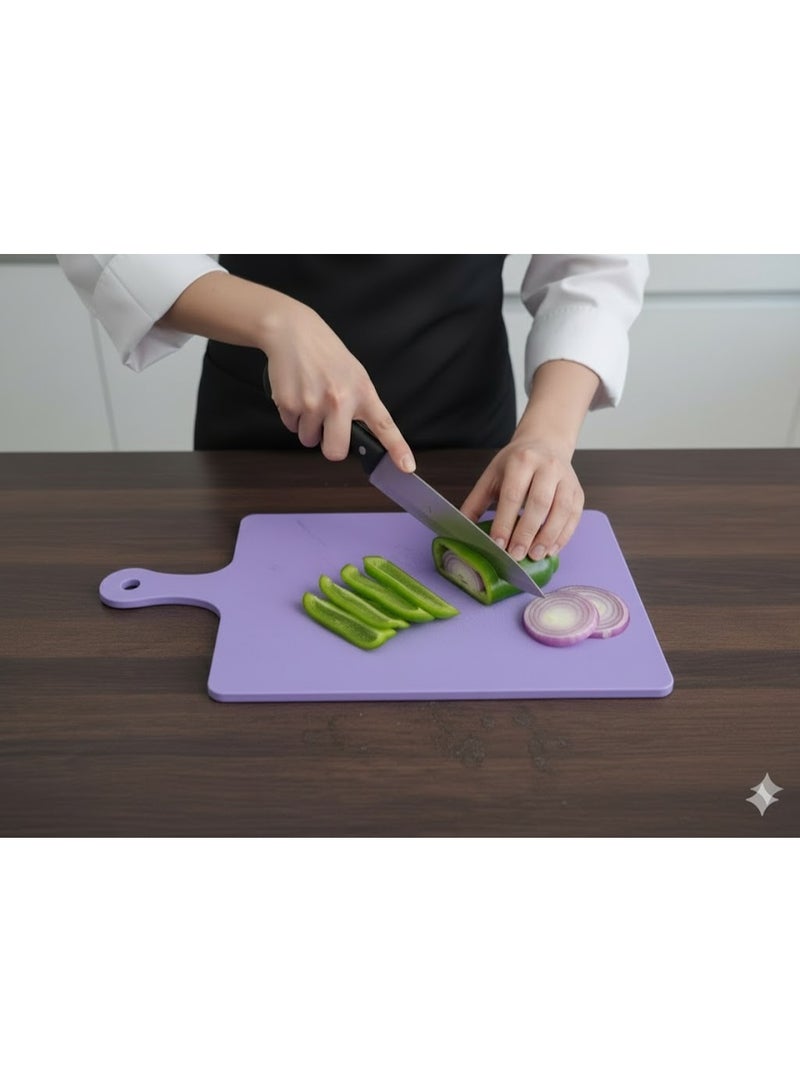 فافيلا بلانشة تقطيع بلاستيك متين   -كود 687 – سطح قوي غير قابل للانزلاق ومقبض مريح للاستخدام اليومي- متعدد الالوان - قطعة وحده - Image 3