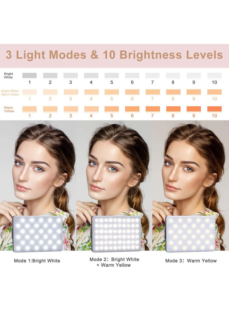 Rechargeable Clip-On LED Fill Light – 60 High Power LEDs, Dual Clips, 3 Light Modes – Portable Video & Selfie Light for Mobile - Image 4