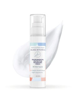 Alana Mitchell Blue Light Protection Face Moisturizer  Face Cream to Shield from Harmful Blue Light Damage  Facial Moisturizer Cream wJojoba Oil  Aloe Vera  Facial Skin Care Products 2 oz
